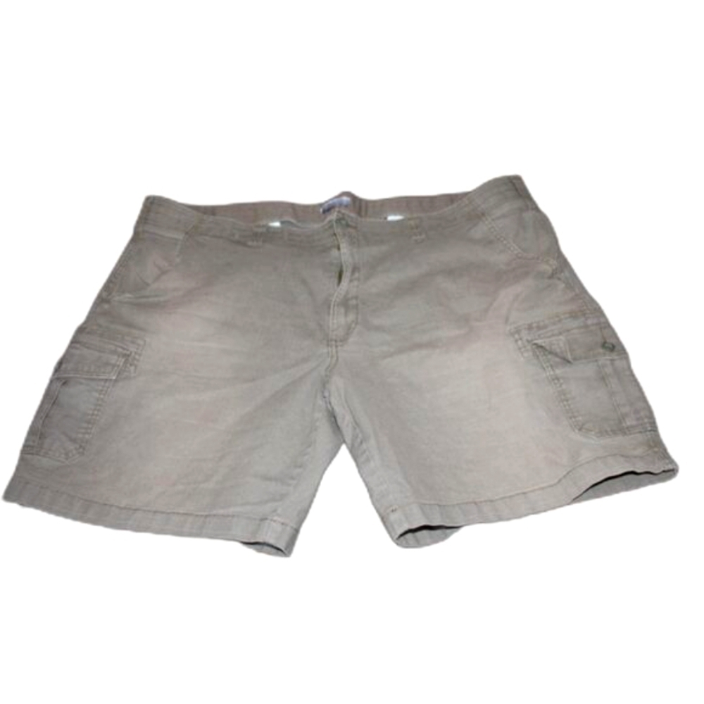 Ocean Coast Light Brown Cargo Shorts - Size 44 - 8” Inseam